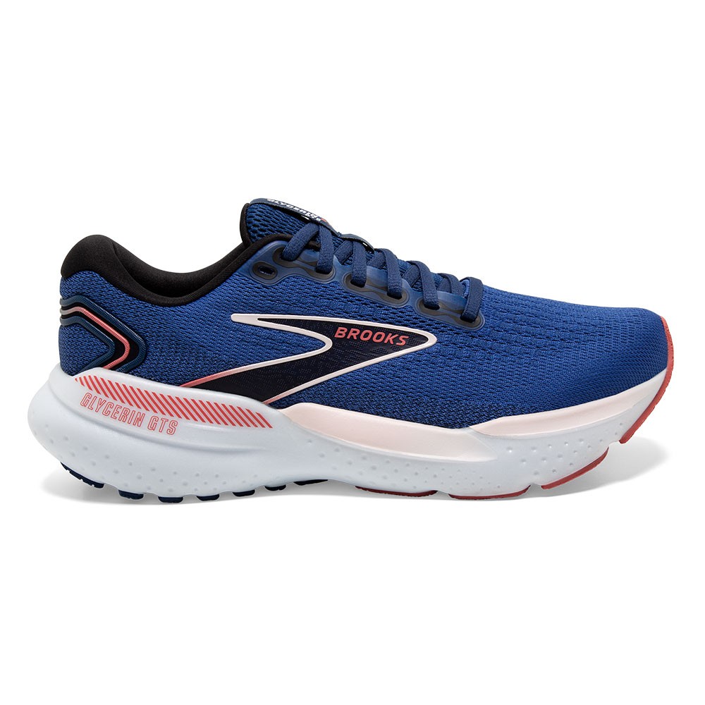 Brooks Glycerin Gts 21 Blu Rosa Bianco - Scarpe Running Donna EUR 41 / US 9,5