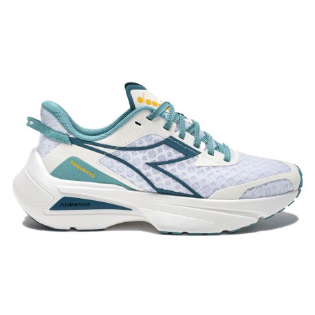 Diadora Frequenza Bianco Colonial Blue - Scarpe Running Donna