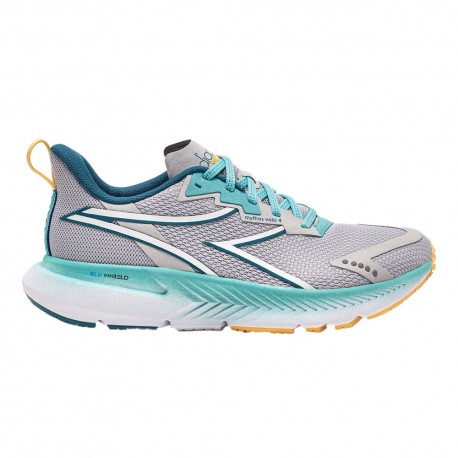 Diadora Volo 4 Argento Dusty Torquaise - Scarpe Running Donna