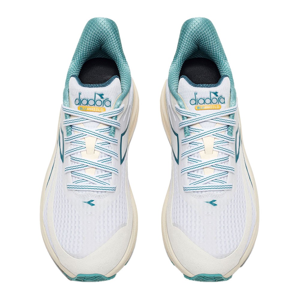 Diadora Vortice Bianco Verde Arancione Scarpe Running Donna