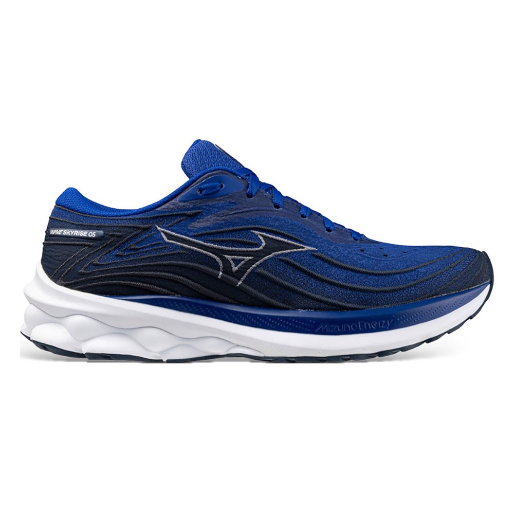 Mizuno Wave Skyrise 5 Blu Bianco - Scarpe Running Uomo EUR 45 / UK 10,5