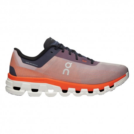 On Cloudflow 4 Quartz Flame - Scarpe Running Uomo