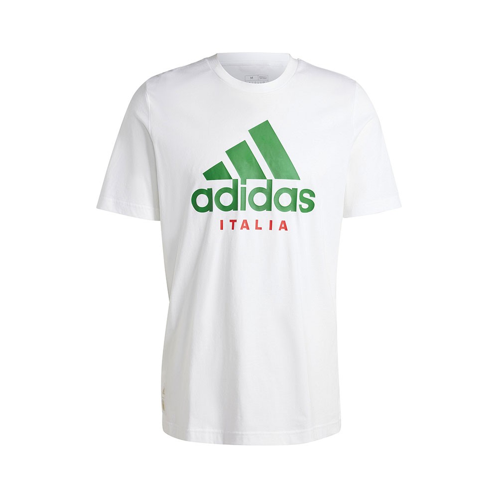 ADIDAS Maglia Calcio Italia Dna Graphic Bianco Verde Uomo L