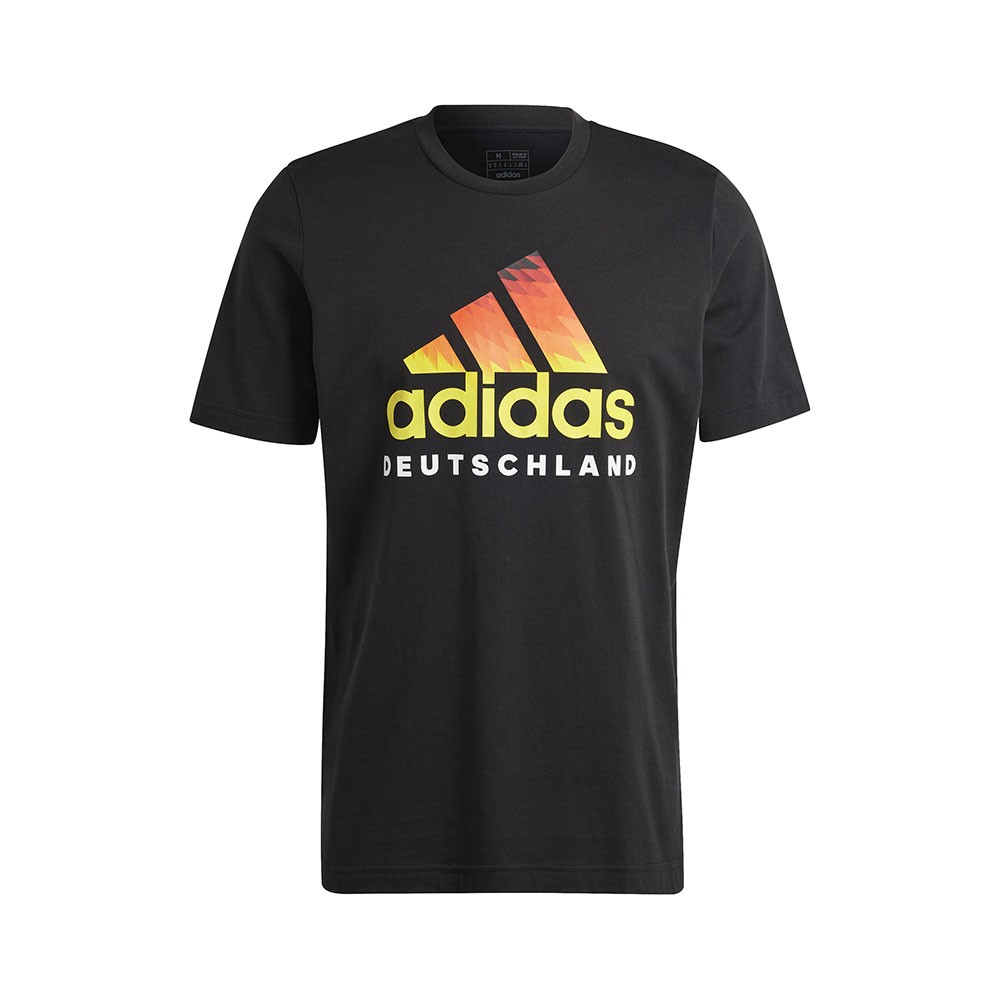Adidas maglia calcio germania dna graphic nero arancio uomo xl