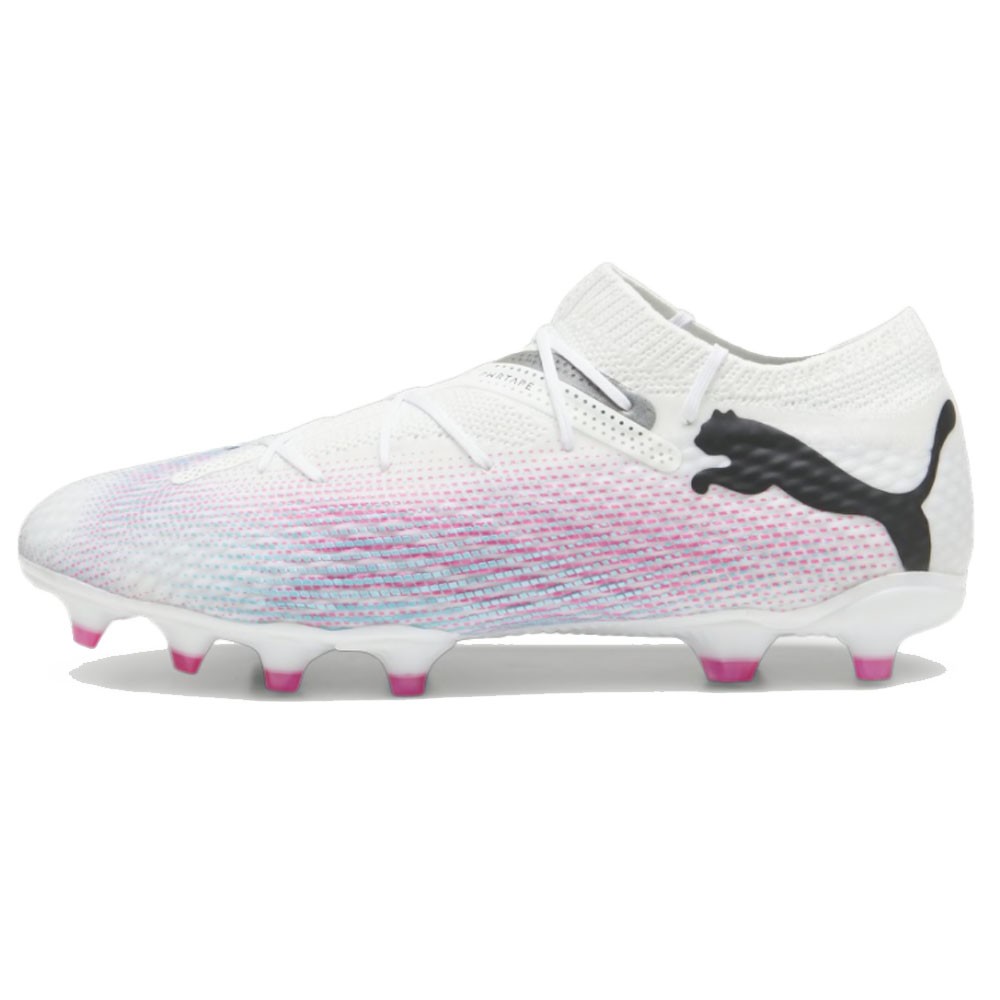 Puma Future 7 Pro+ Fg/Ag Bianco Rosa Nero - Scarpe Da Calcio Uomo EUR 42 / UK 8.0