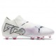 Puma Future 7 Pro Fg/Ag Bianco Rosa Nero - Scarpe Da Calcio Uomo