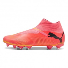 Puma Future 7 Match + Ll Fg/Ag Arancio Nero - Scarpe Da Calcio Uomo