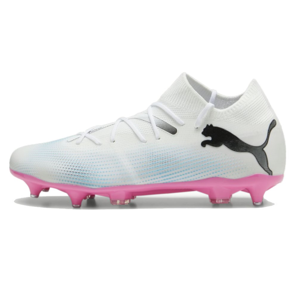 Puma Future 7 Match Mxsg Bianco Rosa Nero - Scarpe Da Calcio Uomo EUR 40 / UK 6.5