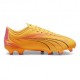 Puma Ultra Play Fg/Ag Giallo Rosso Nero - Scarpe Da Calcio Bambino