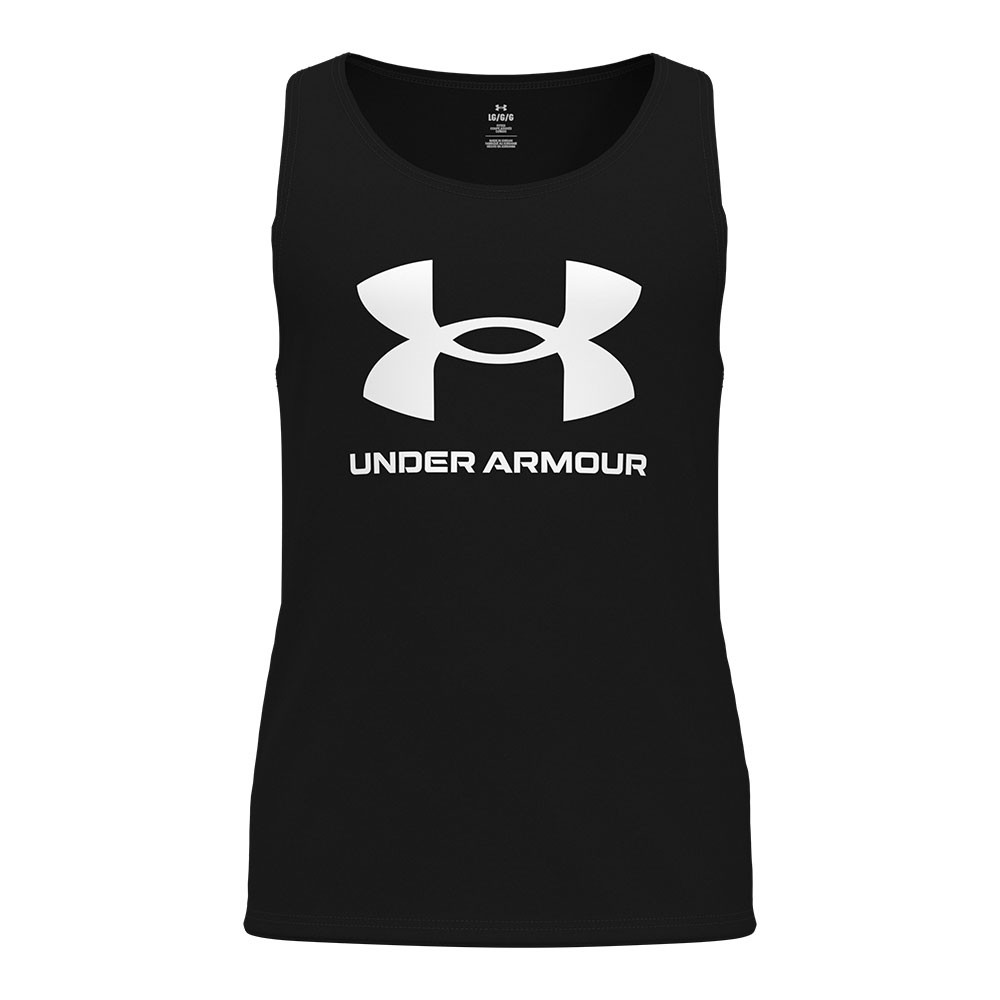 Under Armour Canotta Palestra Logo Nero Uomo S