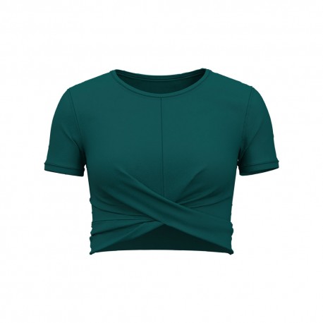Under Armour Maglietta Palestra Crop Verde Donna Acquista online su Sportland