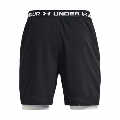 Under Armour Shorts Sportivi 2 In 1 Nero Uomo