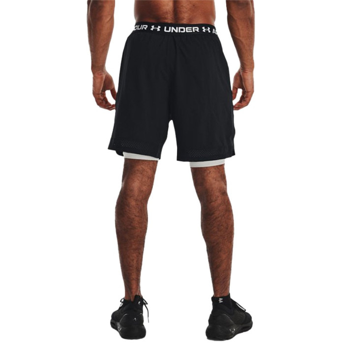 Under Armour Shorts Sportivi 2 In 1 Nero Uomo