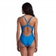 Arena Costume Intero Piscina Solid Blu Light Donna