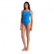 Arena Costume Intero Piscina Solid Blu Light Donna