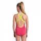 Arena Costume Intero Piscina Galactics Rosa Lime Bambina