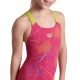 Arena Costume Intero Piscina Galactics Rosa Lime Bambina