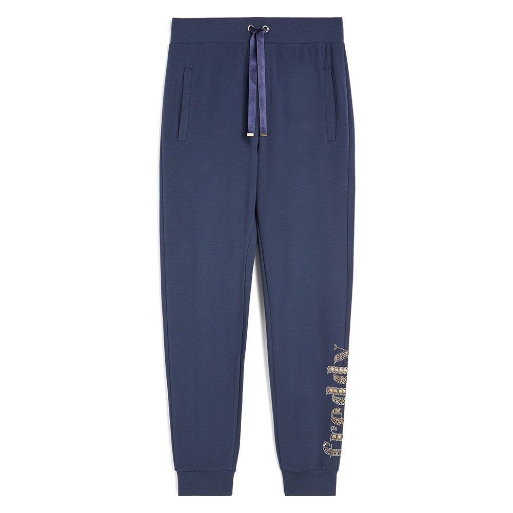 Freddy Pantaloni Con Polsino Logo Blu Donna XS