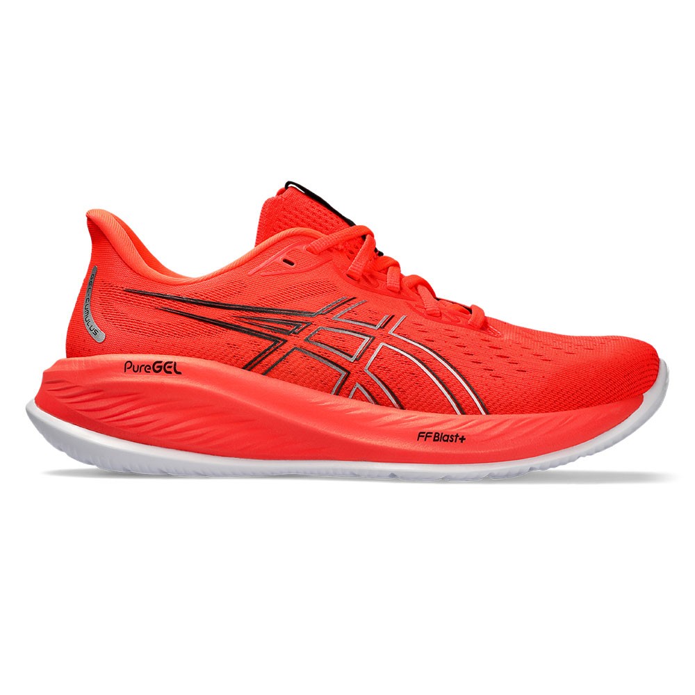 Asics Gel Cumulus 26 Sunrise Rosso Bianco - Scarpe Running Uomo EUR 42,5 / US 9