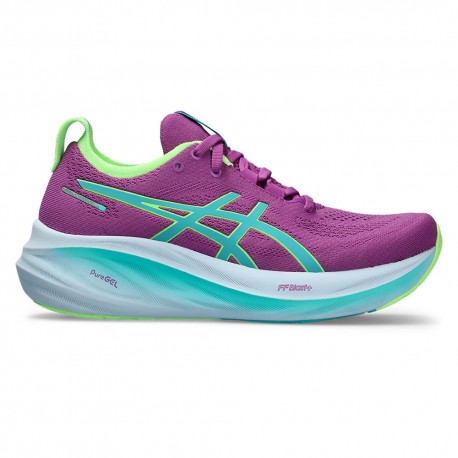 Asics Gel Nimbus 26 Lite-Show Illuminate Verde - Scarpe Running Donna