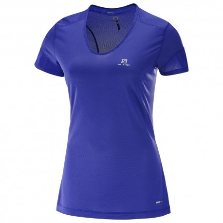 Salomon T-shirt Donna Trail Runner - Spectrum Blue