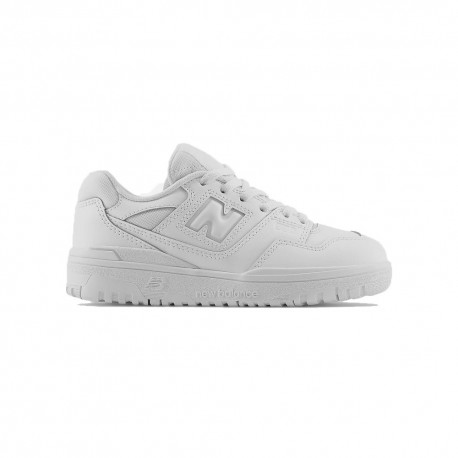 New Balance 550 Lea GS Bianco - Sneakers Bambino