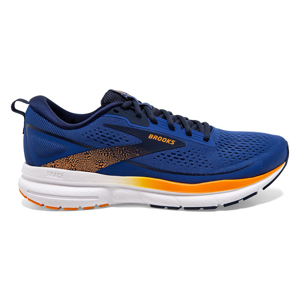 Brooks Trace 3 Blu Arancio - Scarpe Running Uomo EUR 41 / US 8