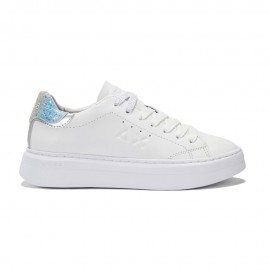 Sun 68 Grace Lea Bianco Argento Glitter - Sneakers Donna