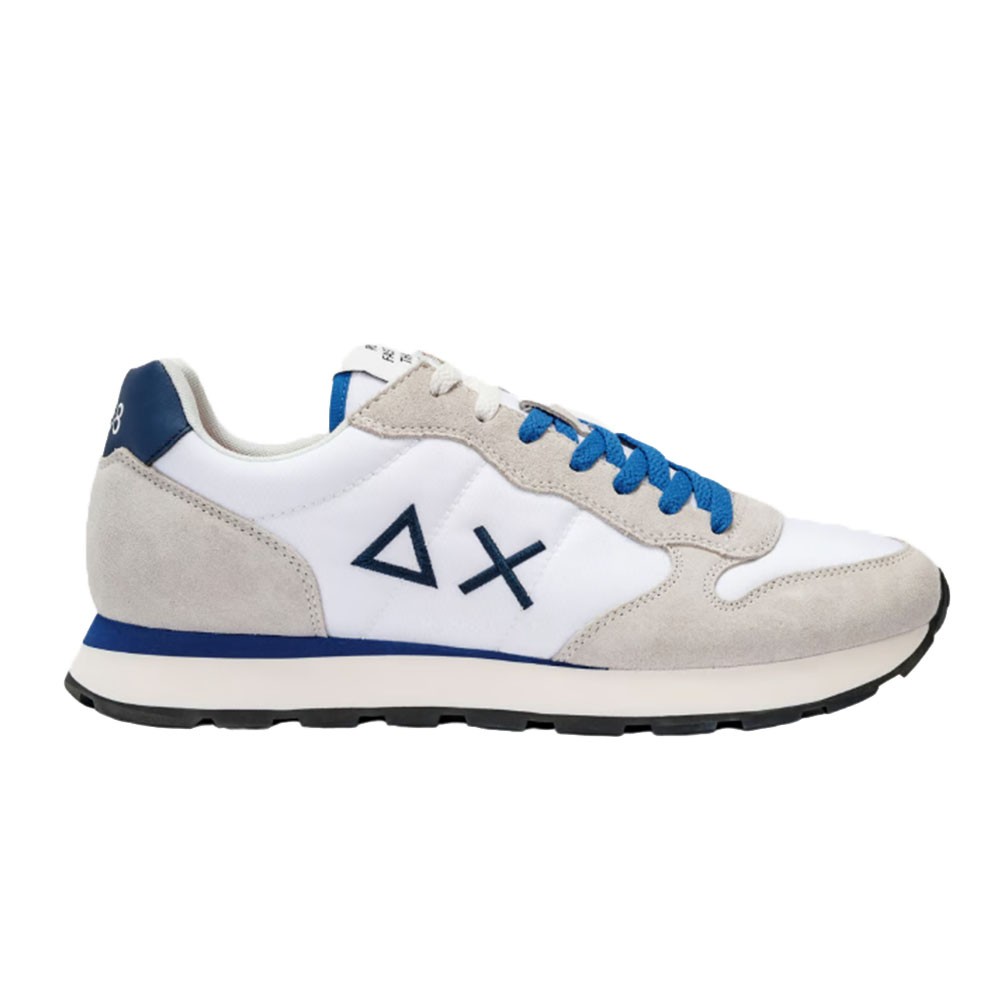 Sun 68 Tom Solid Nylon Bianco Blu - Sneakers Uomo EUR 40