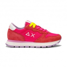 Sun 68 Ally Solid Nylon Fucsia Bianco - Sneakers Donna