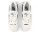 New Balance 550 Lea Gs Bianco Nero - Sneakers Bambino