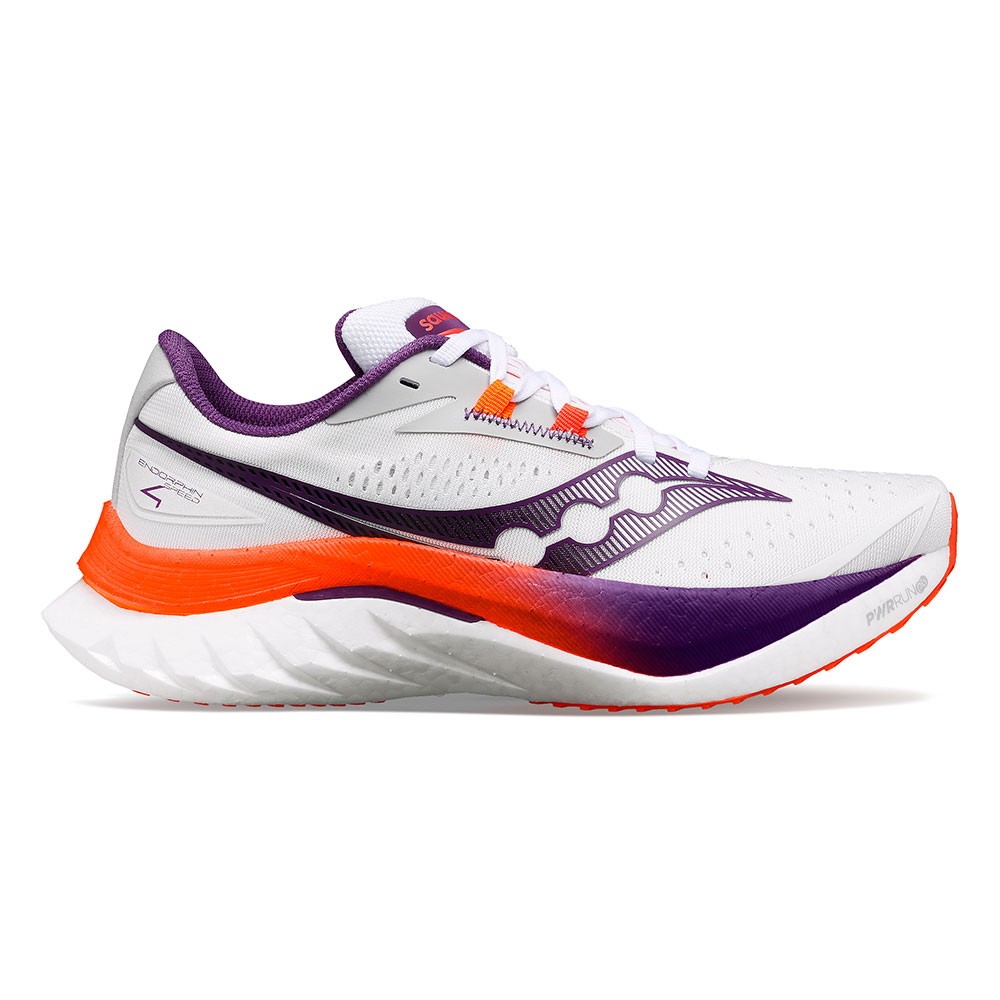 Saucony Endorphin Speed 4 Bianco Viola Arancione - Scarpe Running Donna EUR 37,5 / US 6,5