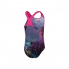 Speedo Costume Intero Piscina Splahback Nero Multi Bambina