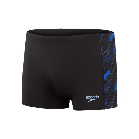 Speedo Costume Parigamba Hyperboom Panel Nero Blu Uomo