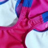 Speedo Costume Intero Piscina Printed Rosa Blu Bambina