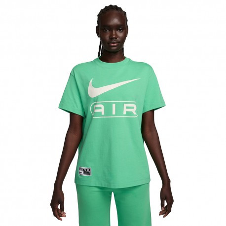 Nike T-Shirt Air Verde Donna