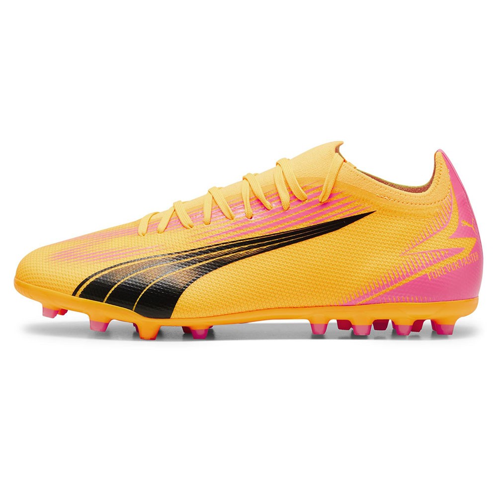 Puma Ultra Match Mg Giallo Rosso Nero - Scarpe Da Calcio Uomo EUR 40 / UK 6.5