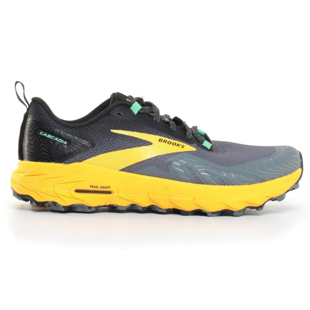 Brooks Cascadia 17 Lemon Chrome Sedona Sage - Scarpe Trail Running Uomo EUR 41 / US 8