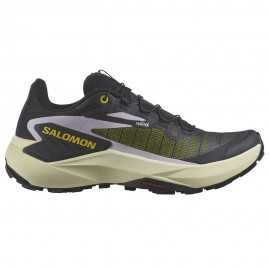 Salomon Donna Genesis Nero Sulphur Spring - Scarpe Trail Running Donna