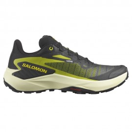 Salomon Genesis Nero Sulphur Spring - Scarpe Trail Running Uomo