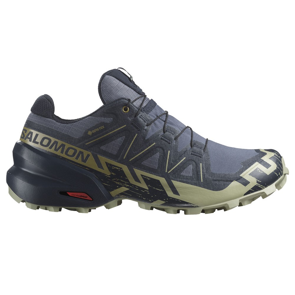 Salomon Speedcross 6 GORE-TEX Grisaille Carbon - Scarpe Trail Running Uomo EUR 46 2/3 / UK 11,5