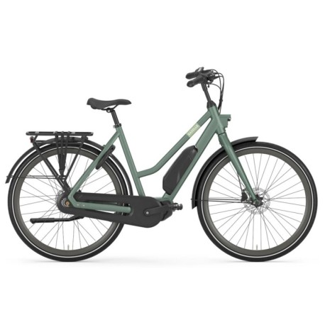 Gazelle Esprit C7 Hms 418WH XS/46 Verde - City Bike Elettrica