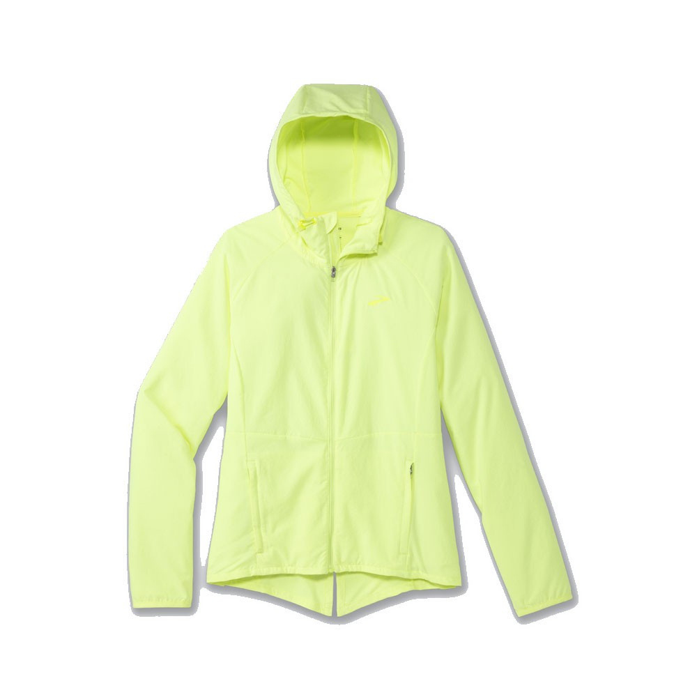 Brooks Giacca Running Canopy Lt Lime Donna XS