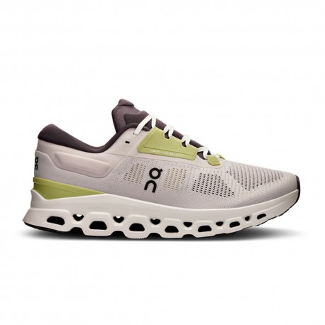 On Cloudstratus 3 Bianco Lime - Scarpe Running Uomo