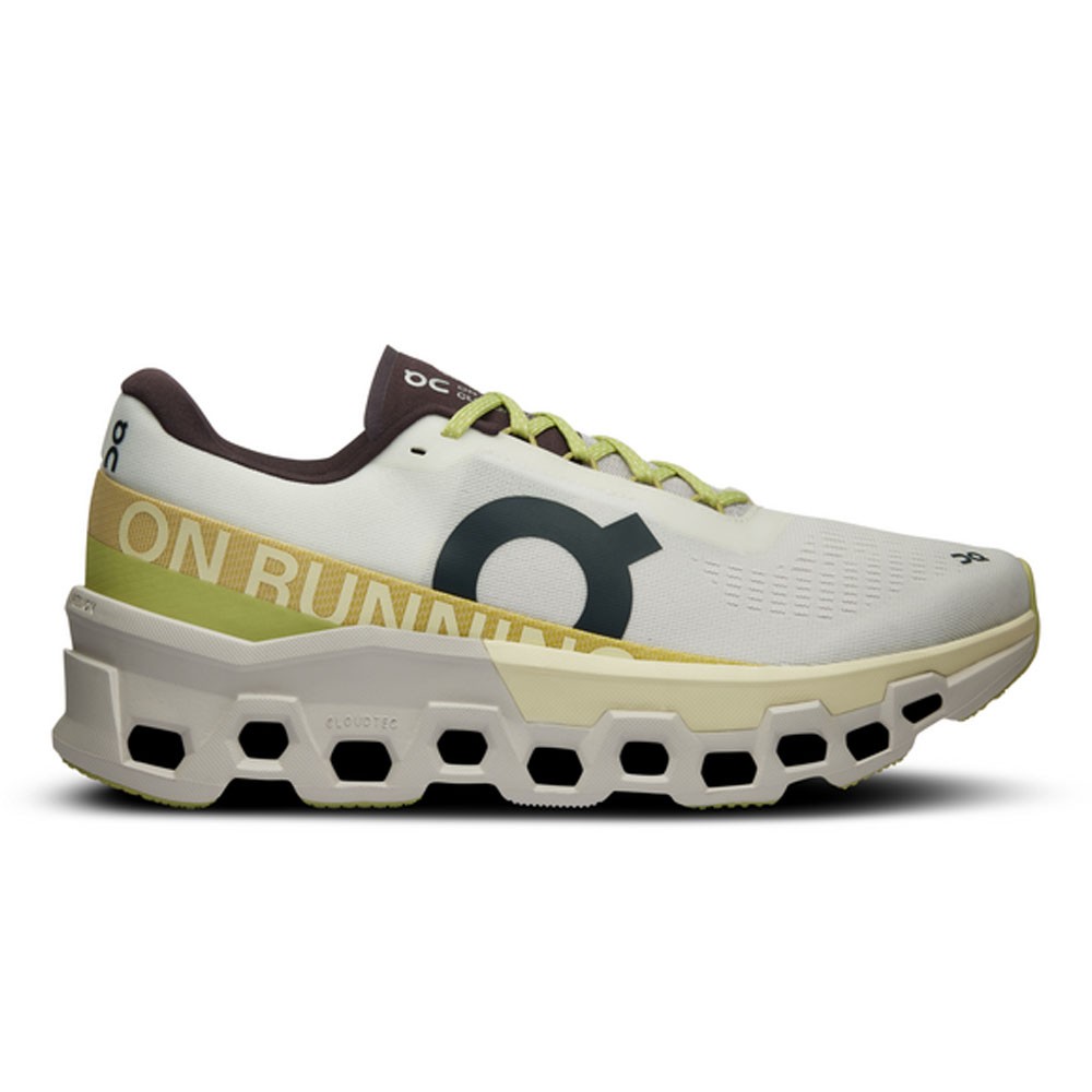 On Cloudmonster 2 Bianco Giallo - Scarpe Running Donna EUR 38 / US 7