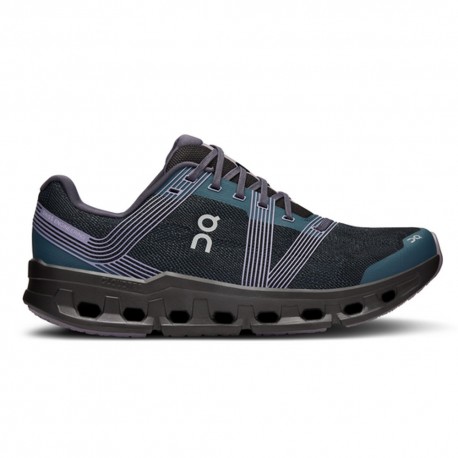 On Cloudgo Nero Viola - Scarpe Running Uomo