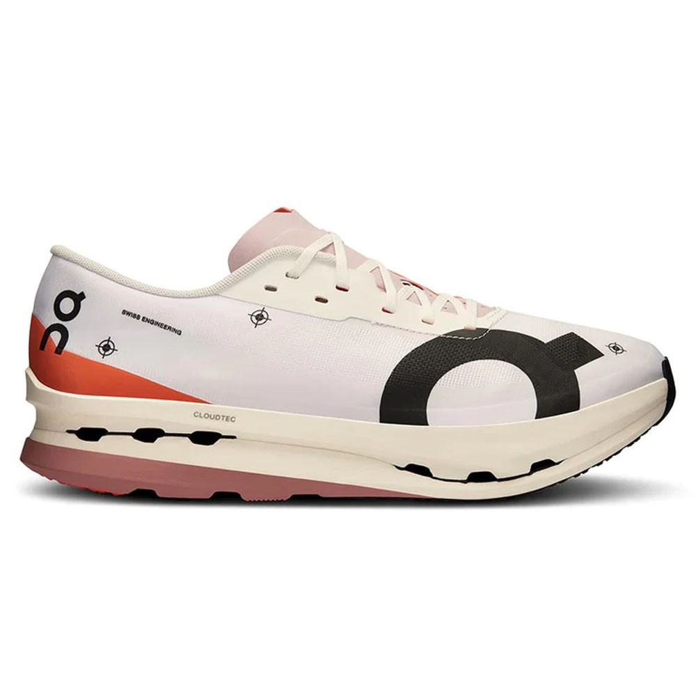 On Cloudboom Echo 3 Bianco Arancione - Scarpe Running Uomo EUR 41 / US 8