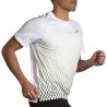 Brooks T-Shirt Trail Running Atmosphere Bianco Interval Gradient Uomo