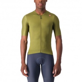 Castelli Maglia Ciclismo Espresso Sage Electric Lime Uomo