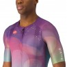 Castelli Maglia Ciclismo R-A D Multicolore Purple Uomo